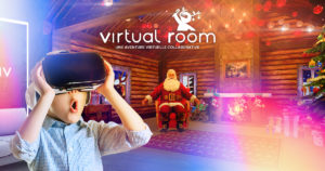 La rencontre du père noel en réalité virtuelle à Orléans 